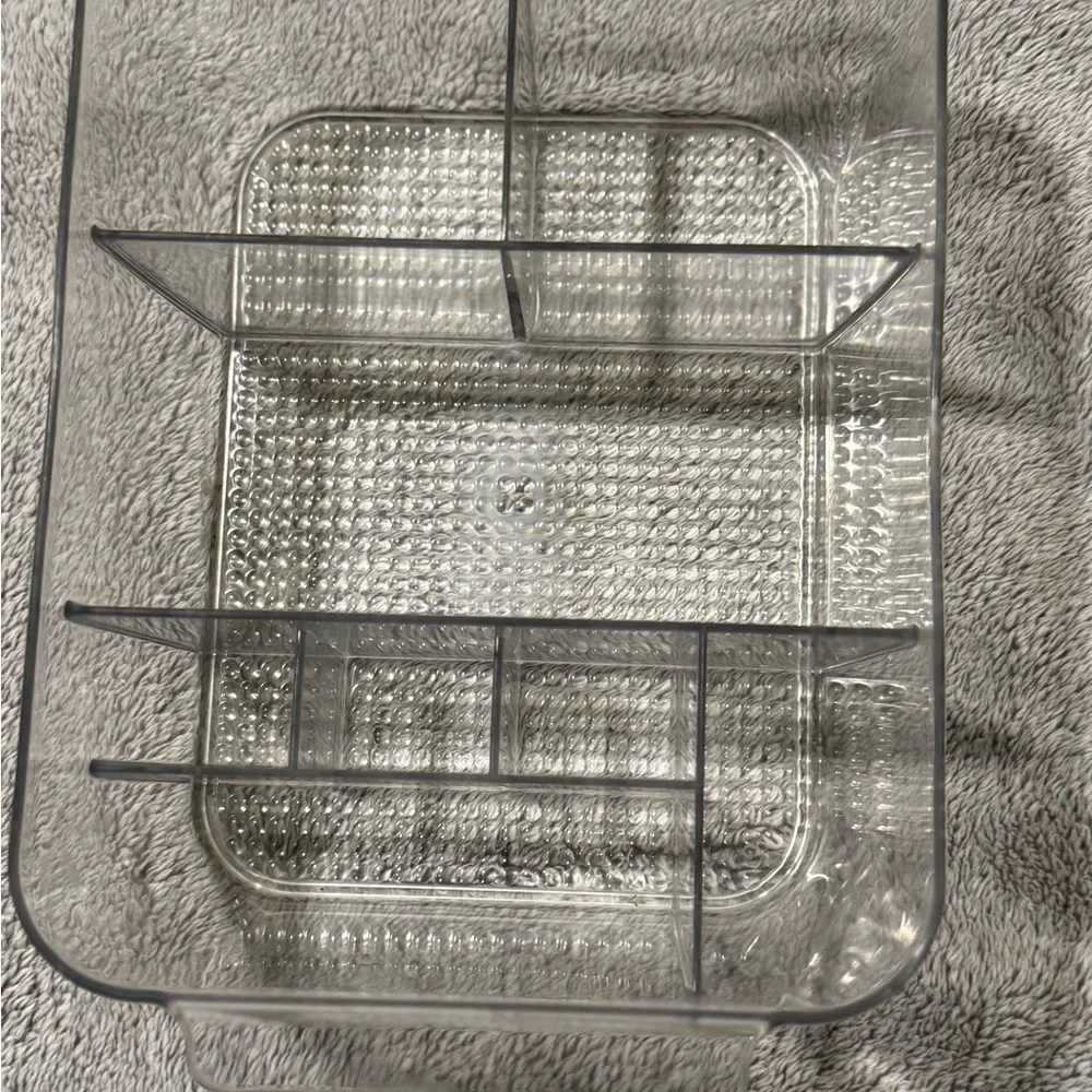 Clear Plastic Organizer with Dividers